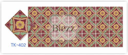 Blezz Tile Handmade Series - Paint&Drop code TK402 Pattern